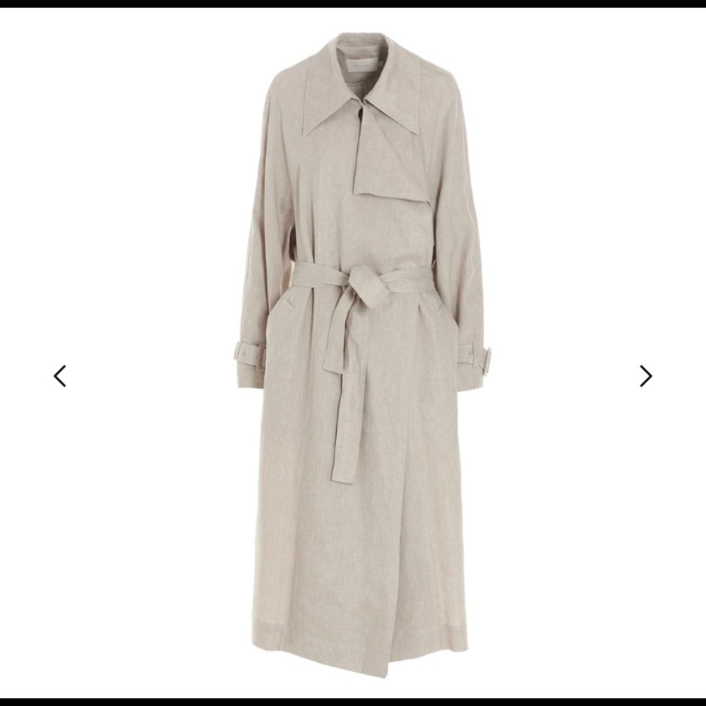 NEW!! LOW CLASSIC Linen trench coat
